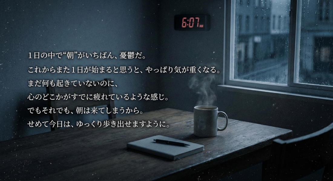 Day 03 — 朝がいちばん、憂鬱だ