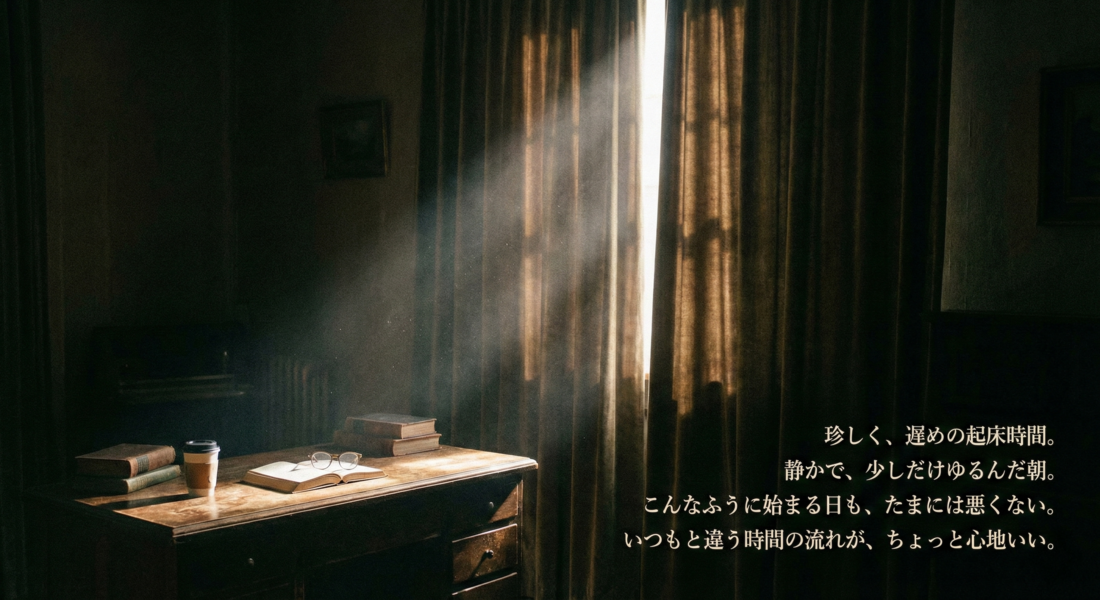Day 06 — 遅めの起床時間