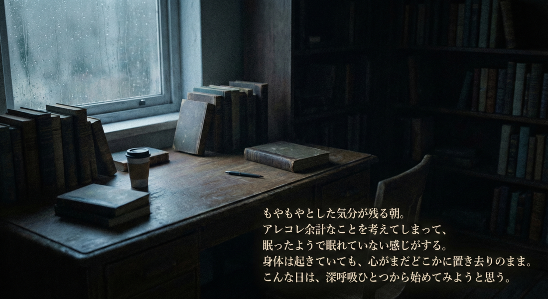 Day 08 — もやもやとした気分が残る朝